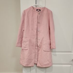 NWOT Elegant Pink Wool Women's Coat